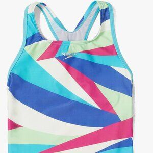 Speedo Girls Swimsuit Two Piece Tankini Thick Strap - Girls Size 16